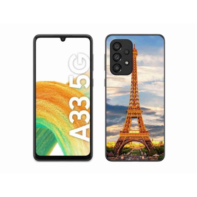 Gél tok mmCase Samsung Galaxy A33 5G - eiffel torony 3