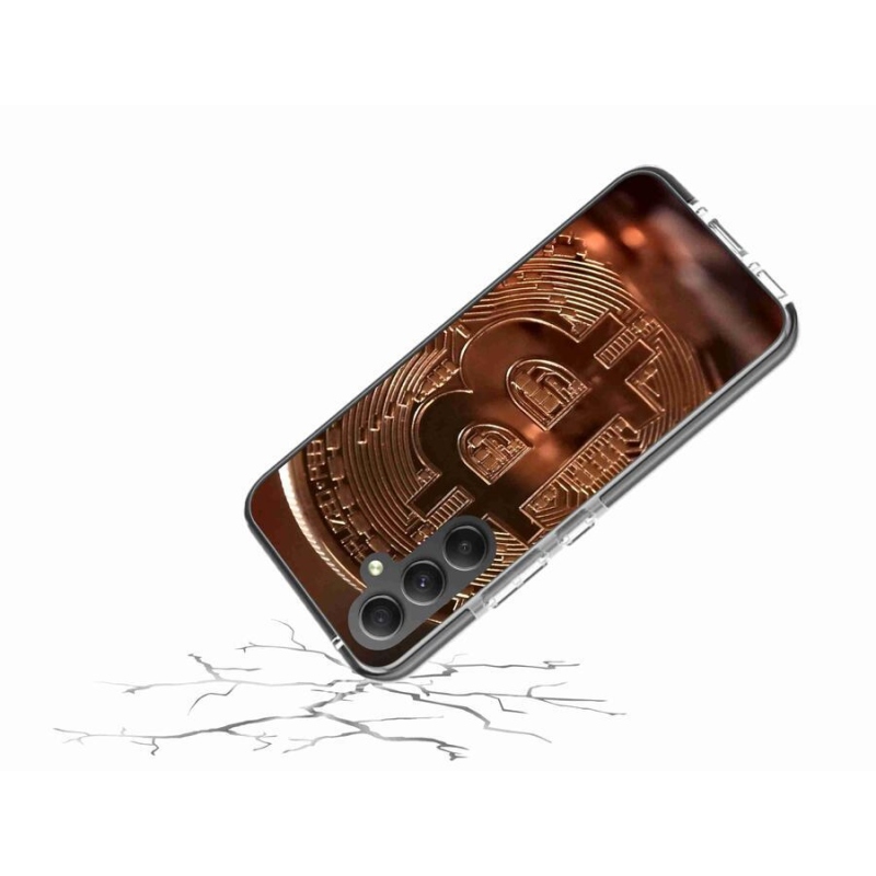 Gél tok mmCase a Samsung Galaxy A34 5G számára - bitcoin