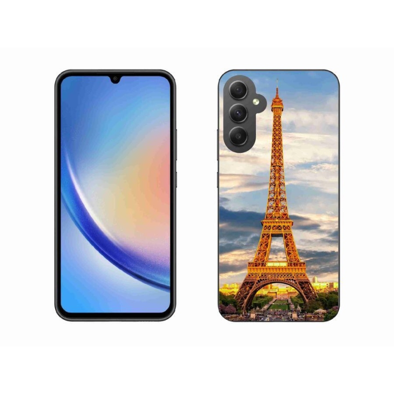 Gél tok mmCase Samsung Galaxy A34 5G - eiffel torony 3
