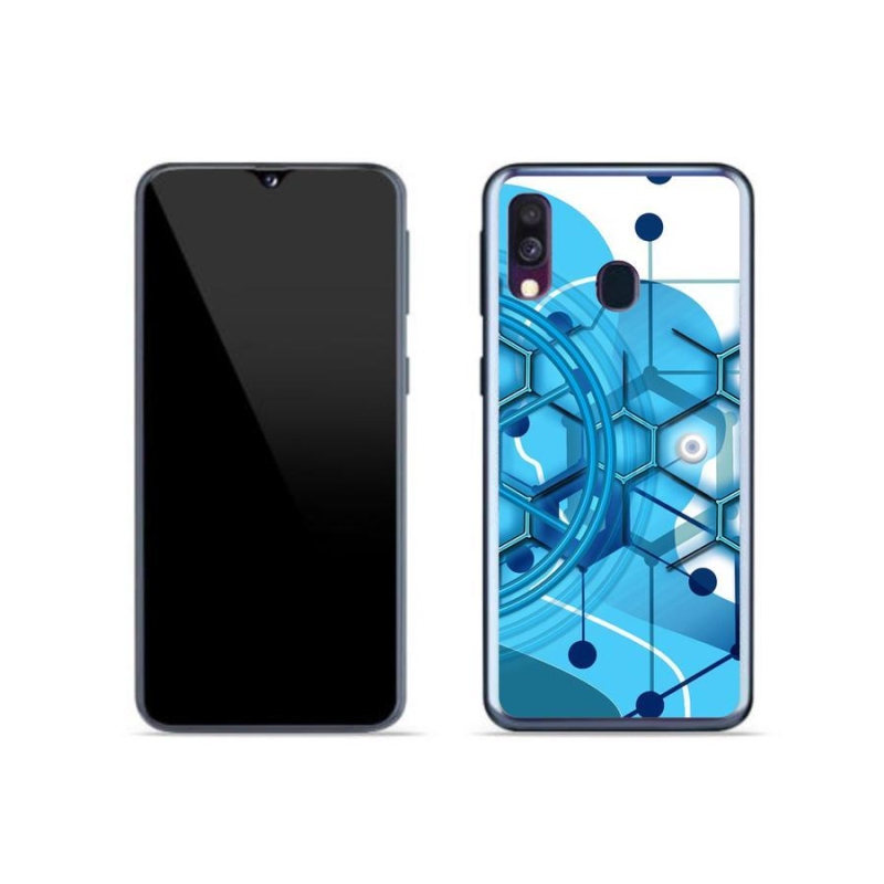 Gél tok mmCase Samsung Galaxy A40 készülékhez - absztrakt minta 2