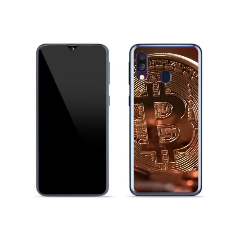 Gél tok mmCase a Samsung Galaxy A40 készülékhez - bitcoin