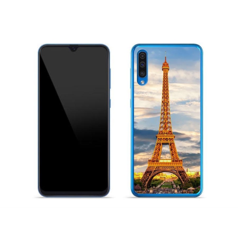Gél tok mmCase Samsung Galaxy A50 készülékhez - eiffel torony 3