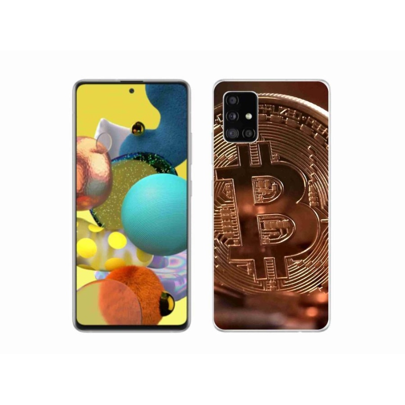 Gél tok mmCase a Samsung Galaxy A51 5G számára - bitcoin