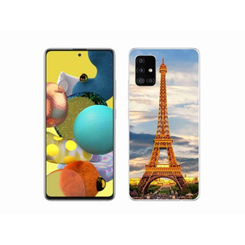 Gél tok mmCase Samsung Galaxy A51 5G - eiffel torony 3