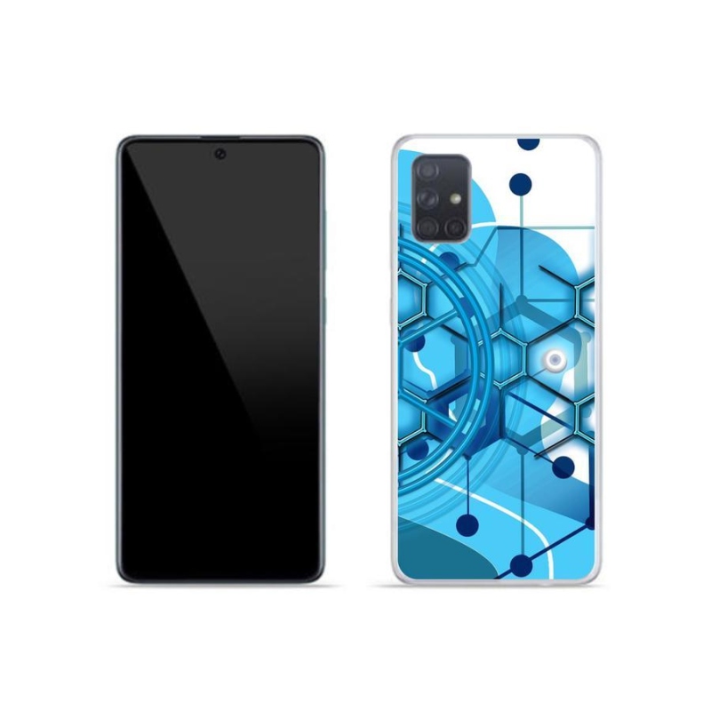 Gél tok mmCase a Samsung Galaxy A51 készülékhez - absztrakt minta 2