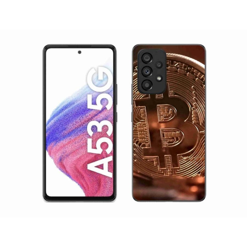 Gél tok mmCase a Samsung Galaxy A53 5G számára - bitcoin