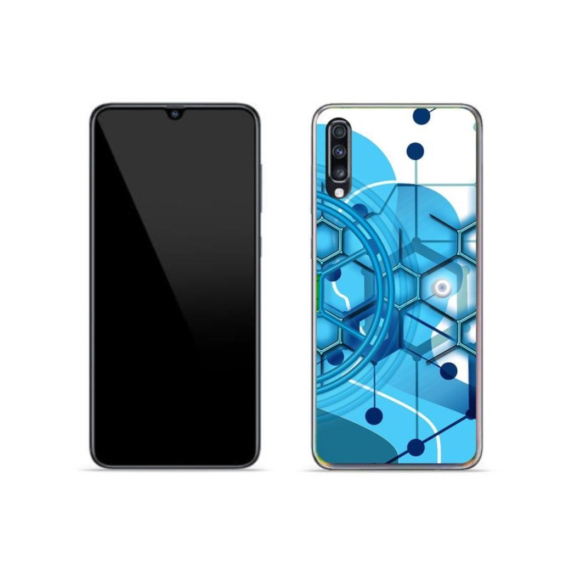 Gél tok mmCase Samsung Galaxy A70 készülékhez - absztrakt minta 2