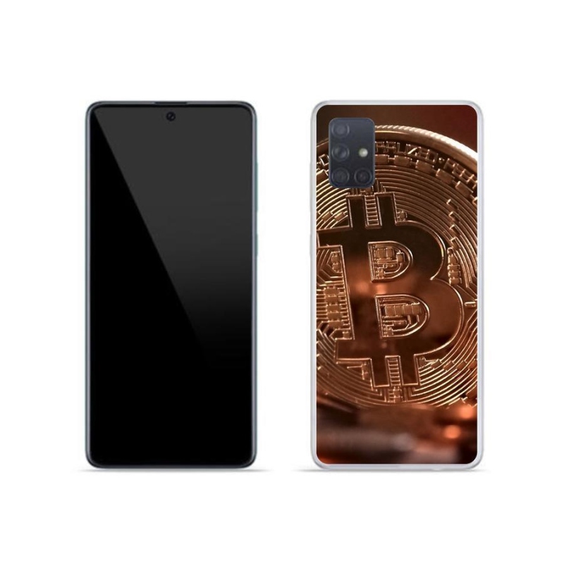 Gél tok mmCase a Samsung Galaxy A71 készülékhez - bitcoin