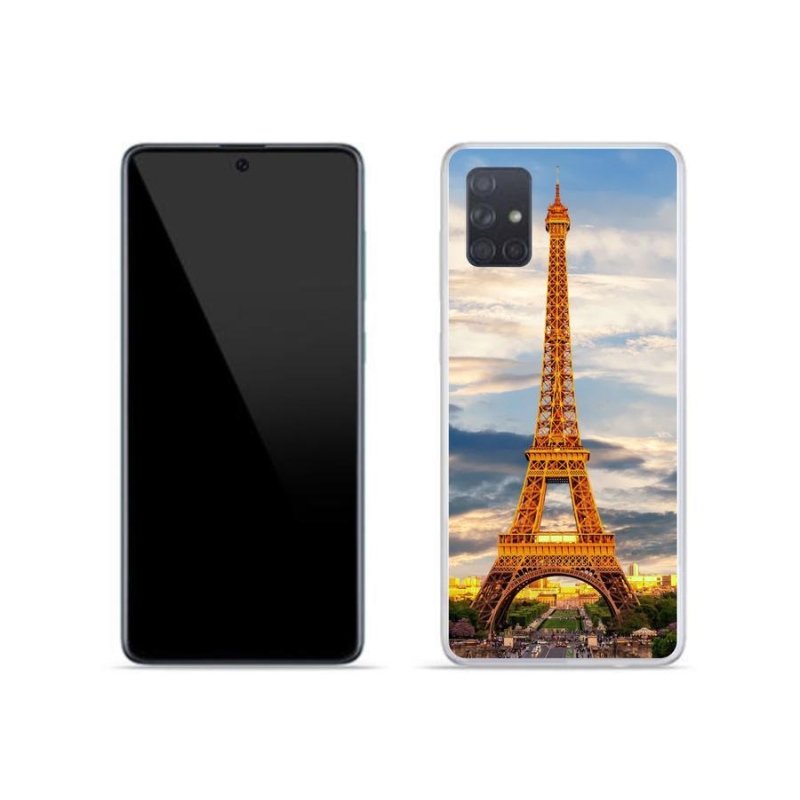Gél tok mmCase Samsung Galaxy A71 - eiffel torony 3