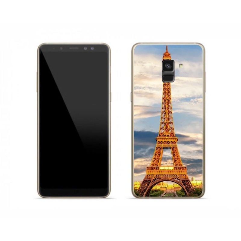 Gél tok mmCase Samsung Galaxy A8 (2018) - eiffel torony 3
