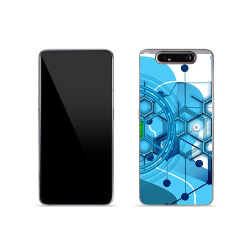 Gél tok mmCase Samsung Galaxy A80 készülékhez - absztrakt minta 2