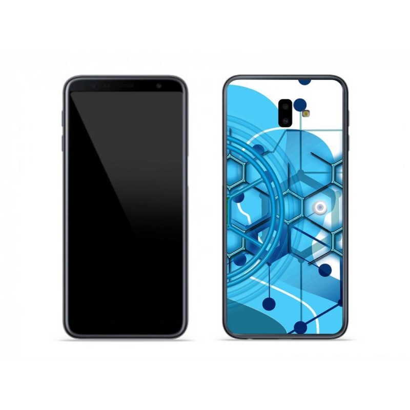 Gél tok mmCase Samsung Galaxy J6 Plus készülékhez - absztrakt minta 2