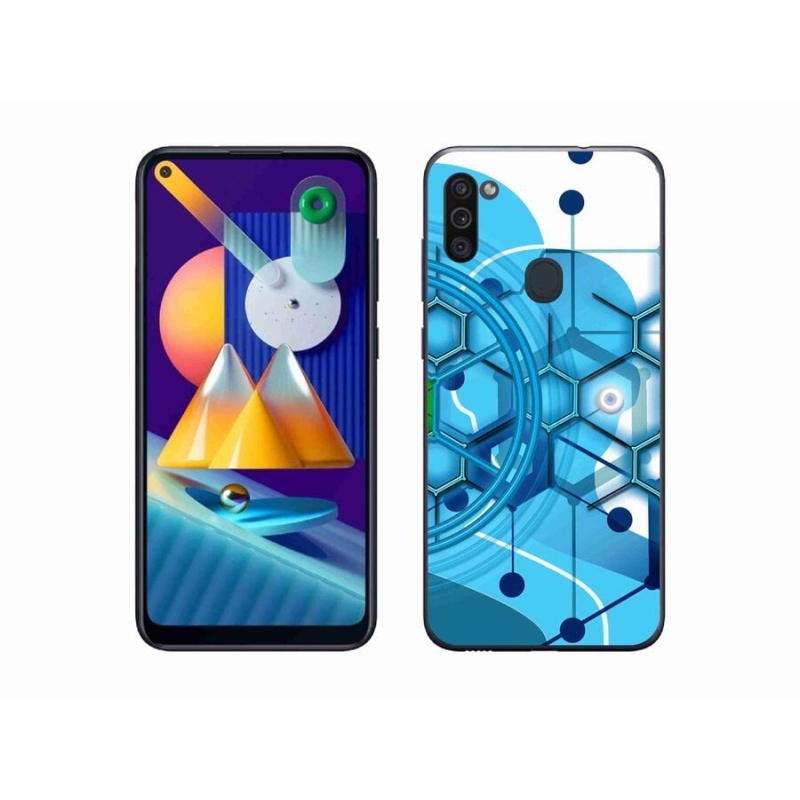 Gél tok mmCase Samsung Galaxy M11 készülékhez - absztrakt minta 2