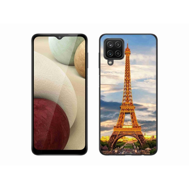 Gél tok mmCase Samsung Galaxy M12 készülékhez - eiffel torony 3