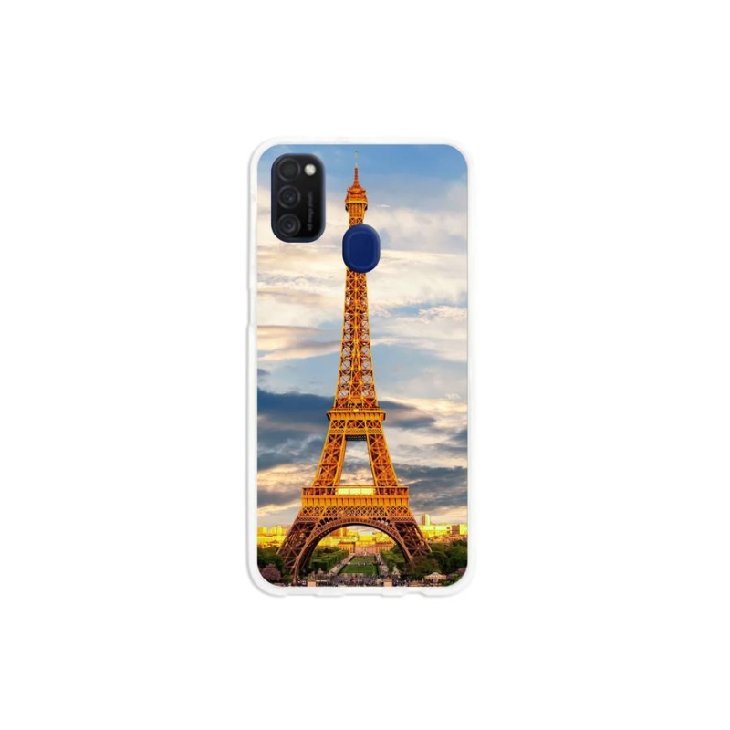 Gél tok mmCase a Samsung Galaxy M21 készülékhez - eiffel torony 3