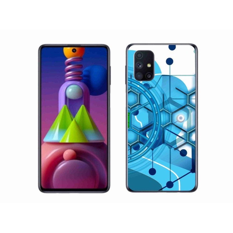 Gél tok mmCase a Samsung Galaxy M51 készülékhez - absztrakt minta 2