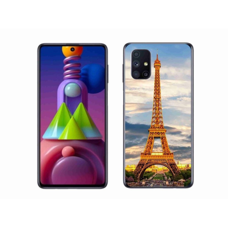 Gél tok mmCase Samsung Galaxy M51 készülékhez - eiffel torony 3