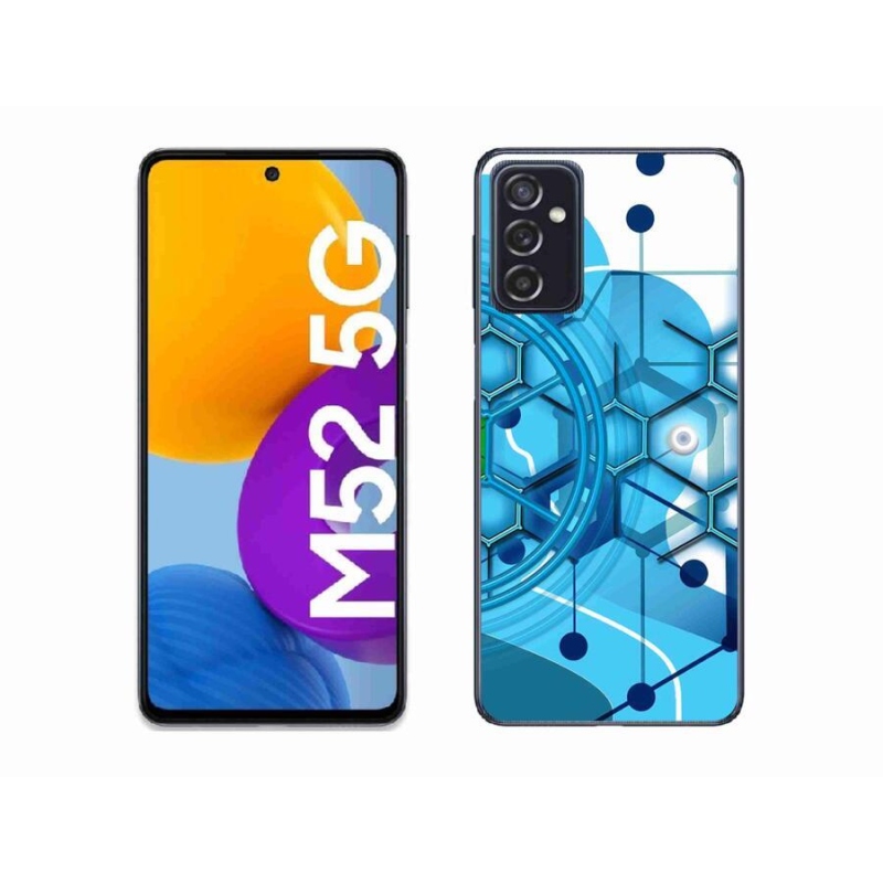 Gél tok mmCase Samsung Galaxy M52 5G - absztrakt minta 2