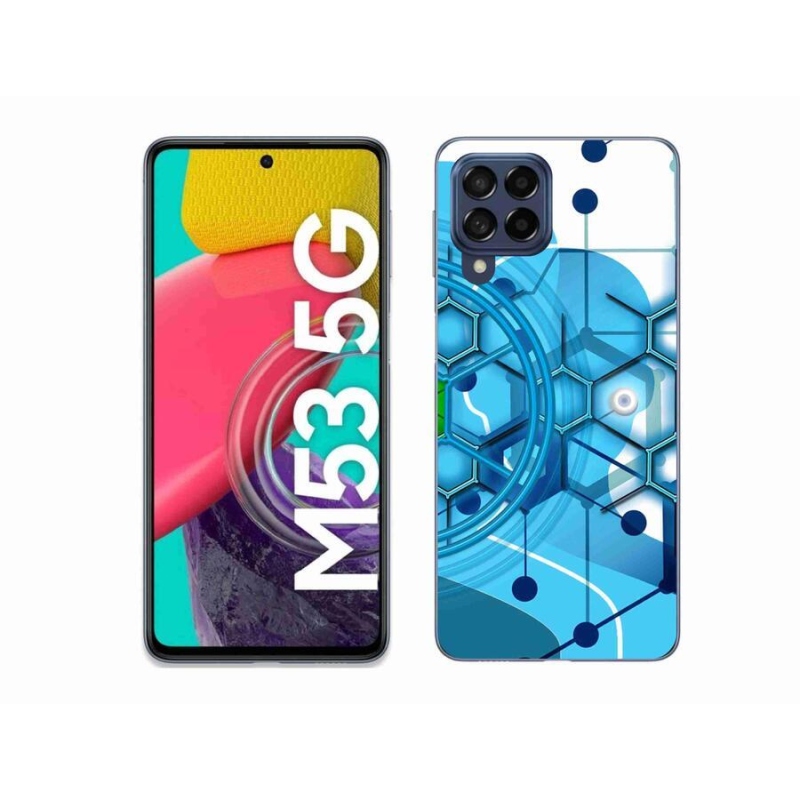 Gél tok mmCase Samsung Galaxy M53 5G - absztrakt minta 2