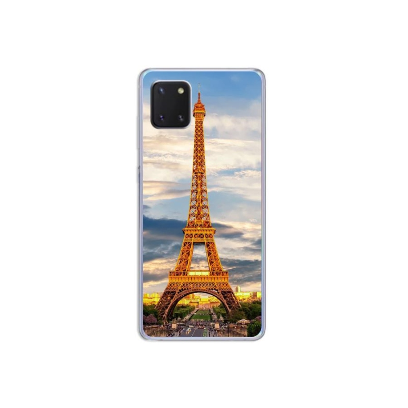 Gél tok mmCase Samsung Galaxy Note 10 Lite készülékhez - eiffel torony 3