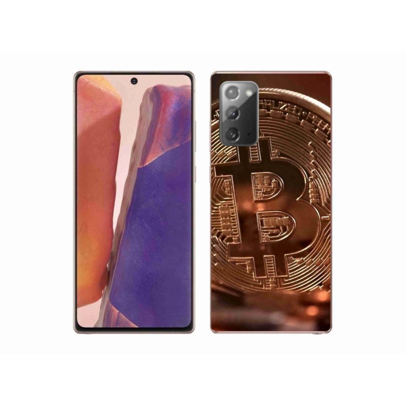 Gél tok mmCase a Samsung Galaxy Note 20/Note 20 5G számára - bitcoin