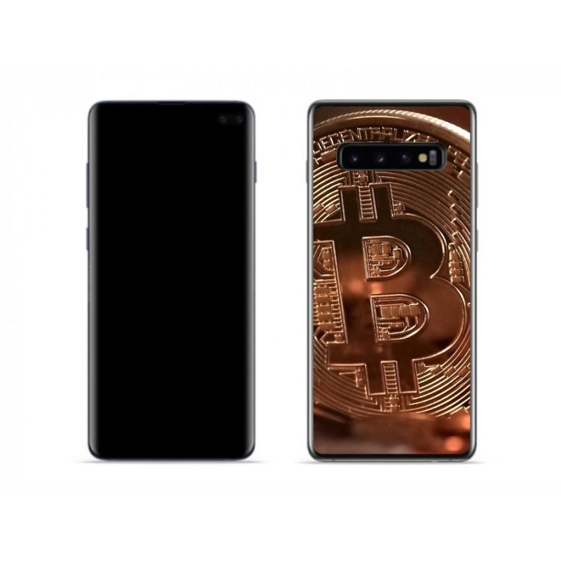Gél tok mmCase a Samsung Galaxy S10 készülékhez - bitcoin