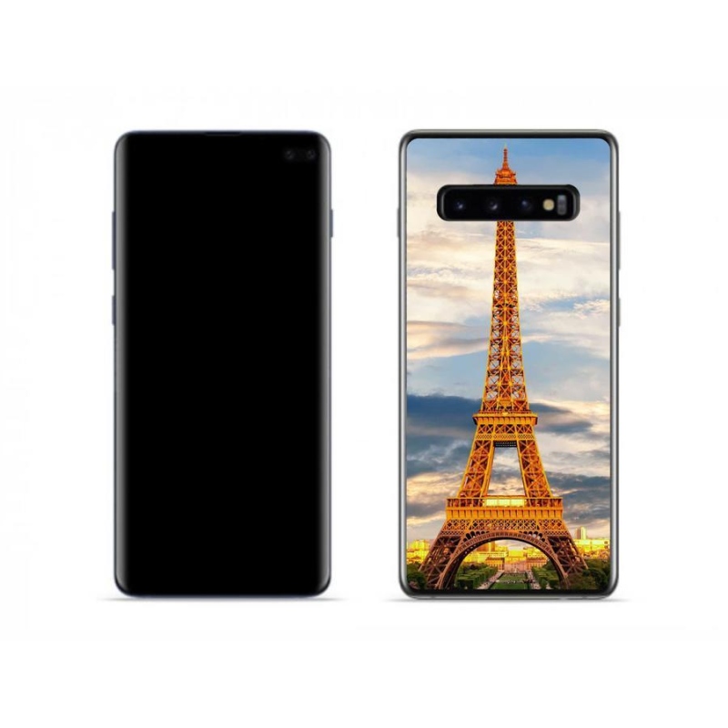 Gél tok mmCase Samsung Galaxy S10 készülékhez - eiffel torony 3