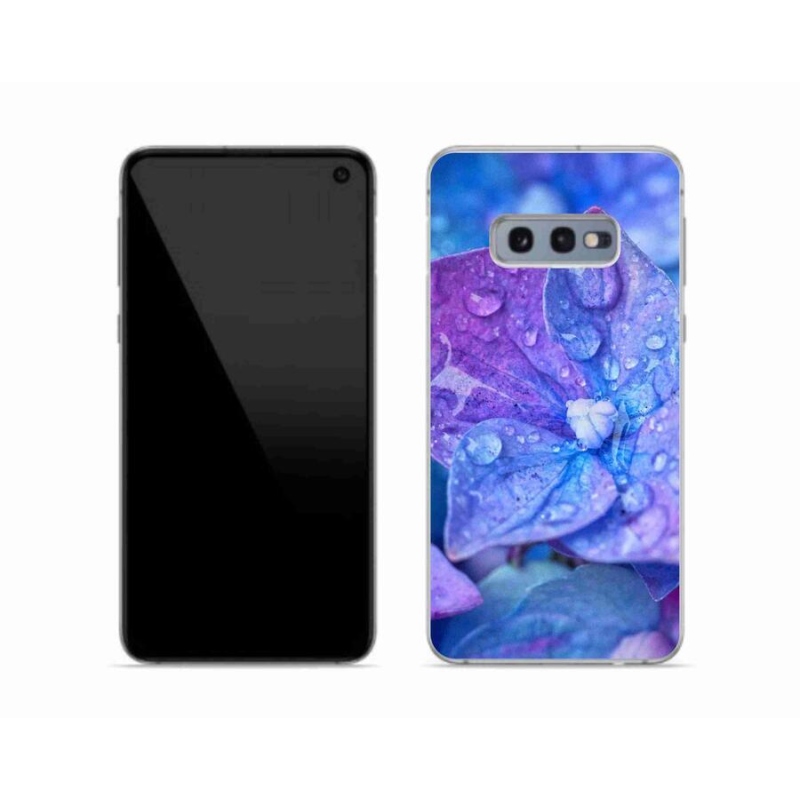 Gél tok mmCase Samsung Galaxy S10e készülékhez - lila virág