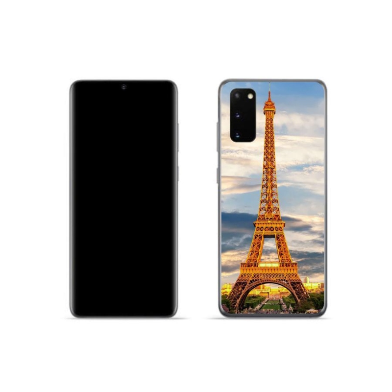 Gél tok mmCase Samsung Galaxy S20 készülékhez - eiffel torony 3