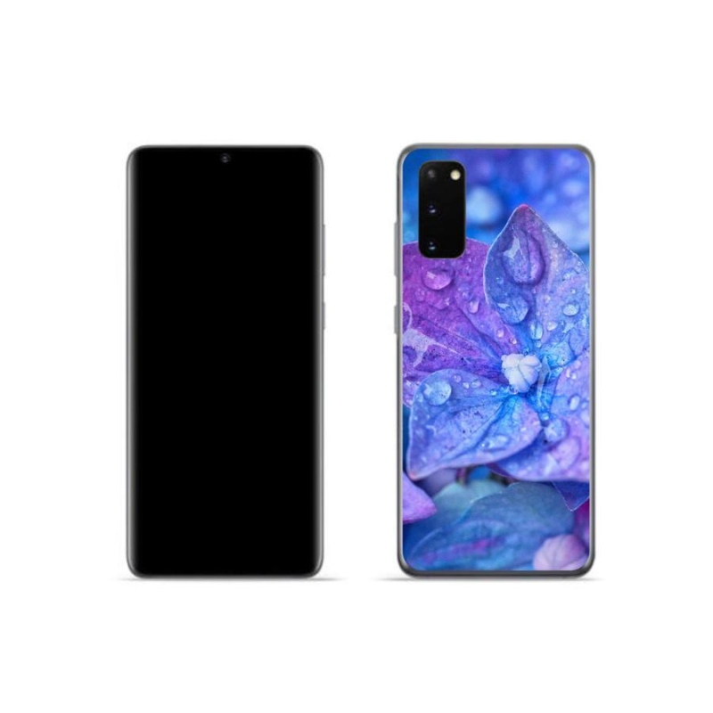 Gél tok mmCase Samsung Galaxy S20-hoz - lila virág
