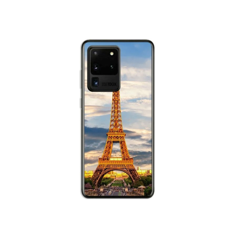 Gél tok mmCase Samsung Galaxy S20 Ultra készülékhez - eiffel torony 3