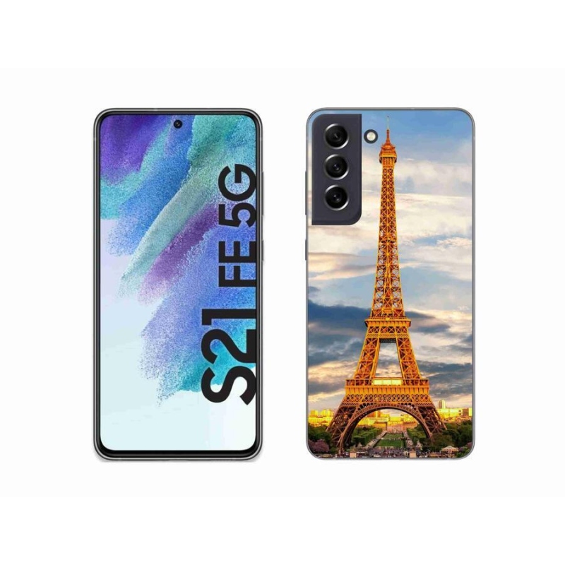 Gél tok mmCase Samsung Galaxy S21 FE 5G - eiffel torony 3