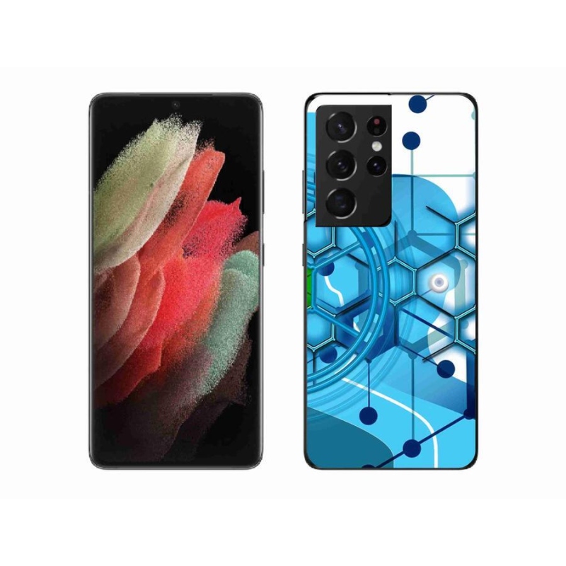 Gél tok mmCase Samsung Galaxy S21 Ultra 5G - absztrakt minta 2