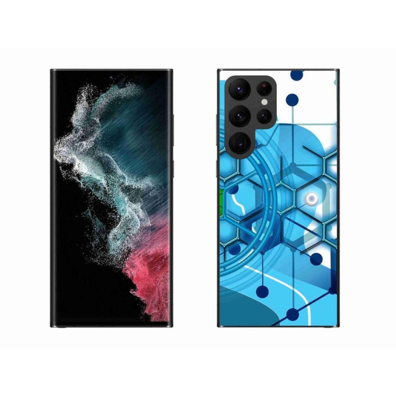 Gél tok mmCase Samsung Galaxy S22 Ultra 5G - absztrakt minta 2