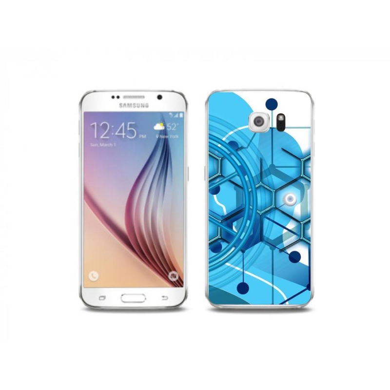 Gél tok mmCase Samsung Galaxy S6 készülékhez - absztrakt minta 2