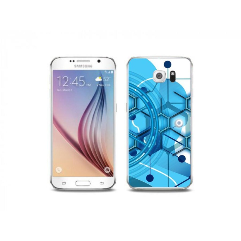 Gél tok mmCase Samsung Galaxy S6 Edge készülékhez - absztrakt minta 2