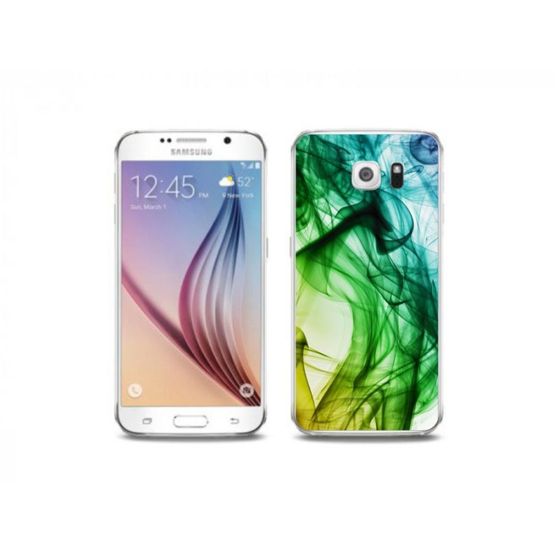 Gél tok mmCase Samsung Galaxy S6 Edge készülékhez - absztrakt minta 3