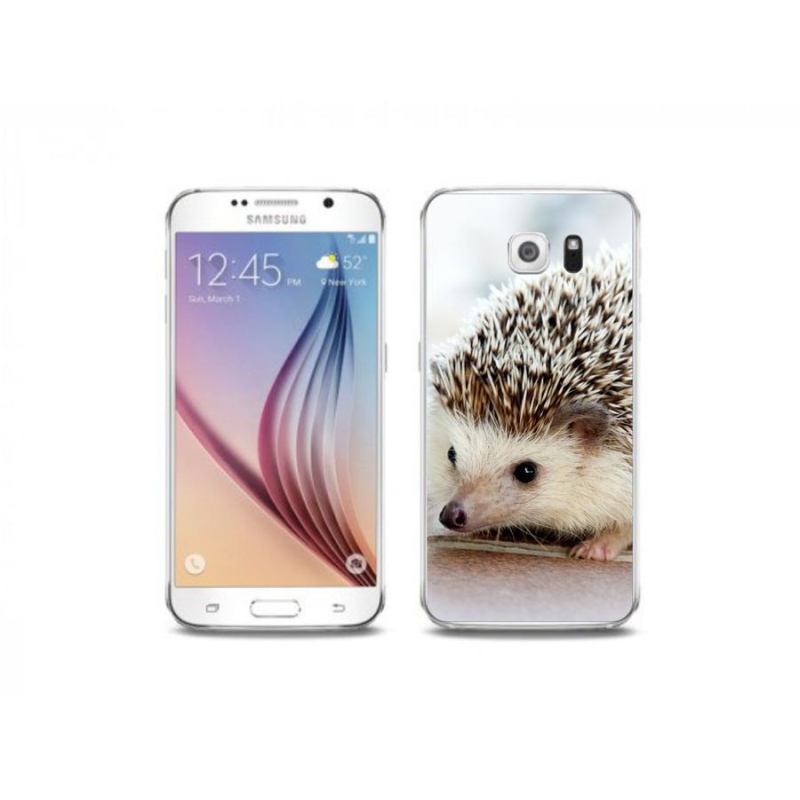 Gél tok mmCase Samsung Galaxy S6 Edge készülékhez - sündisznó
