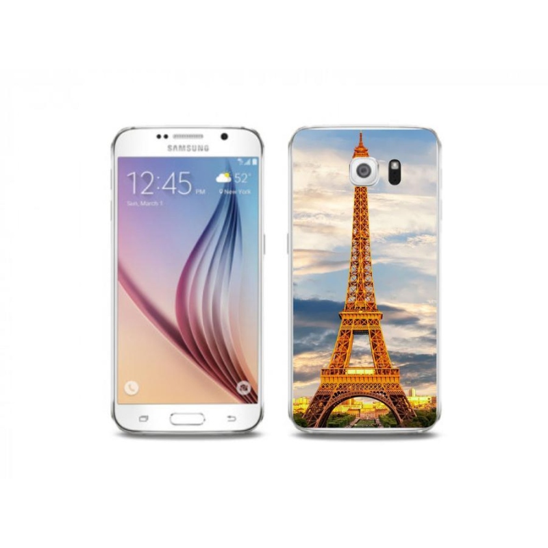 Gél tok mmCase Samsung Galaxy S6 készülékhez - eiffel torony 3