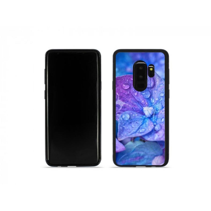 Gél tok mmCase Samsung Galaxy S9 Plus készülékhez - lila virág