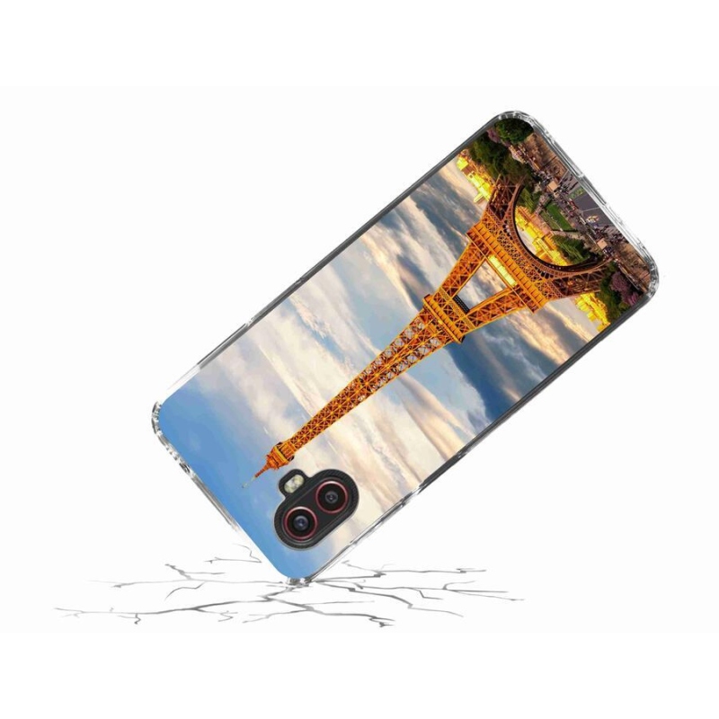 Gél tok mmCase a Samsung Galaxy Xcover 6 Pro készülékhez - eiffel torony 3