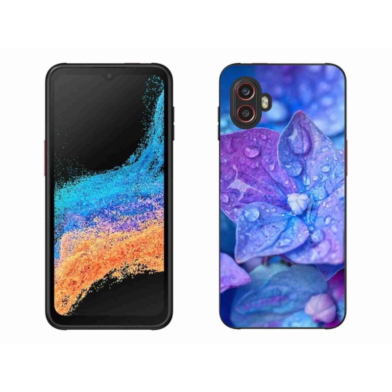 Gél tok mmCase Samsung Galaxy Xcover 6 Pro készülékhez - lila virág
