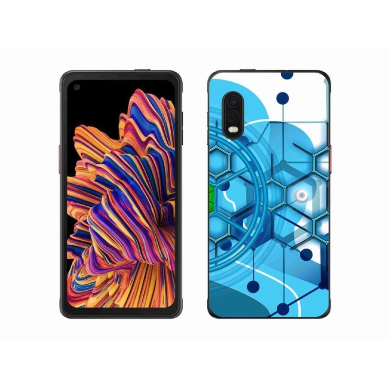 Gél tok mmCase Samsung Galaxy Xcover Pro készülékhez - absztrakt minta 2