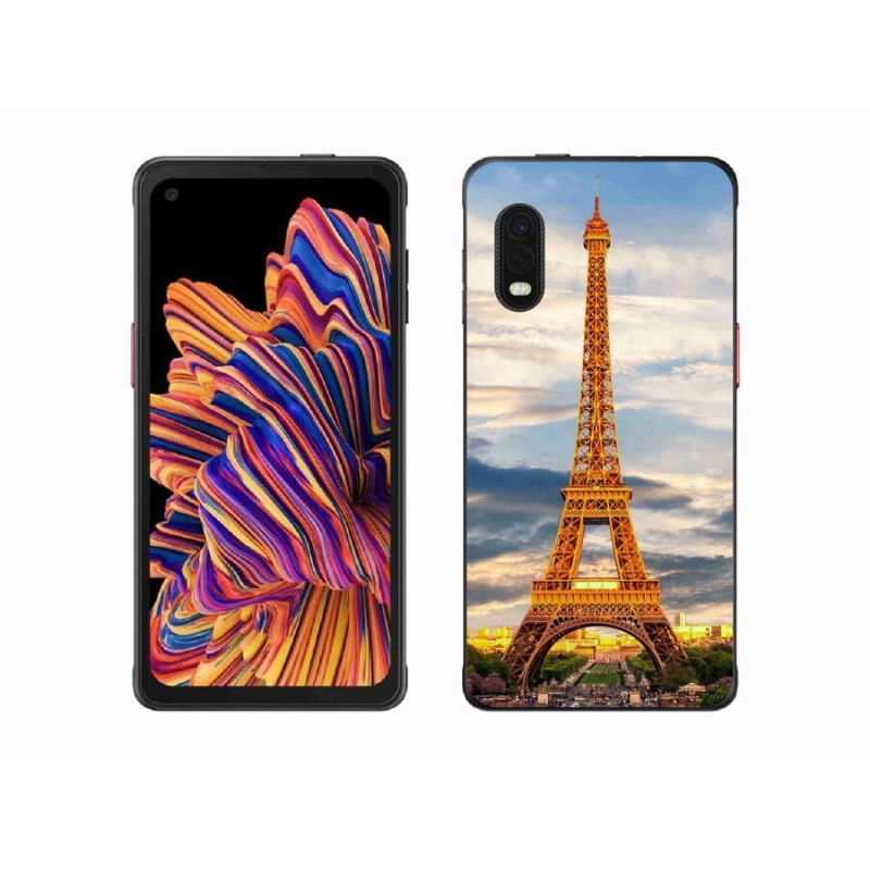 Gél tok mmCase Samsung Galaxy Xcover Pro készülékhez - eiffel torony 3