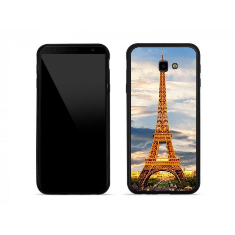 Gél tok mmCase a Samsung J4 Plus számára - eiffel torony 3