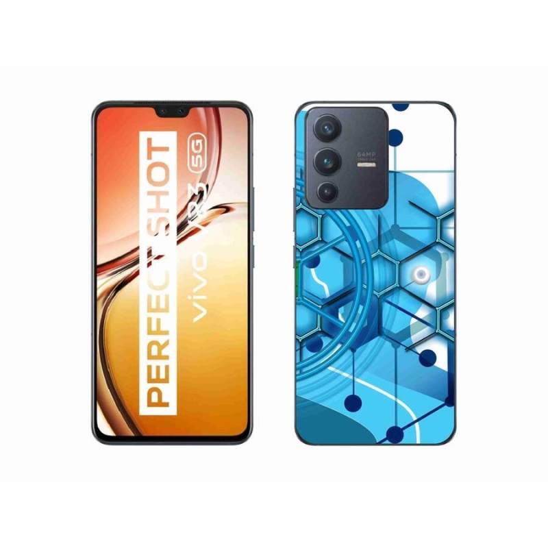 Gél tok mmCase a Vivo V23 5G készülékhez - absztrakt minta 2