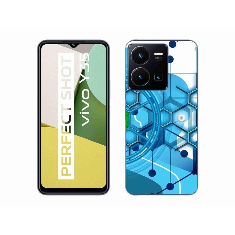 Gél tok mmCase a Vivo Y35 készülékhez - absztrakt minta 2