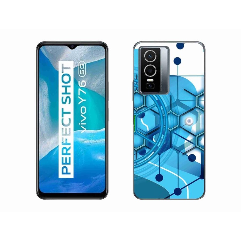 Gél tok mmCase a Vivo Y76 5G készülékhez - absztrakt minta 2