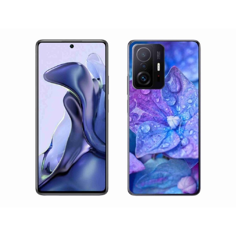 Gél tok mmCase a Xiaomi 11T-hez - lila virág