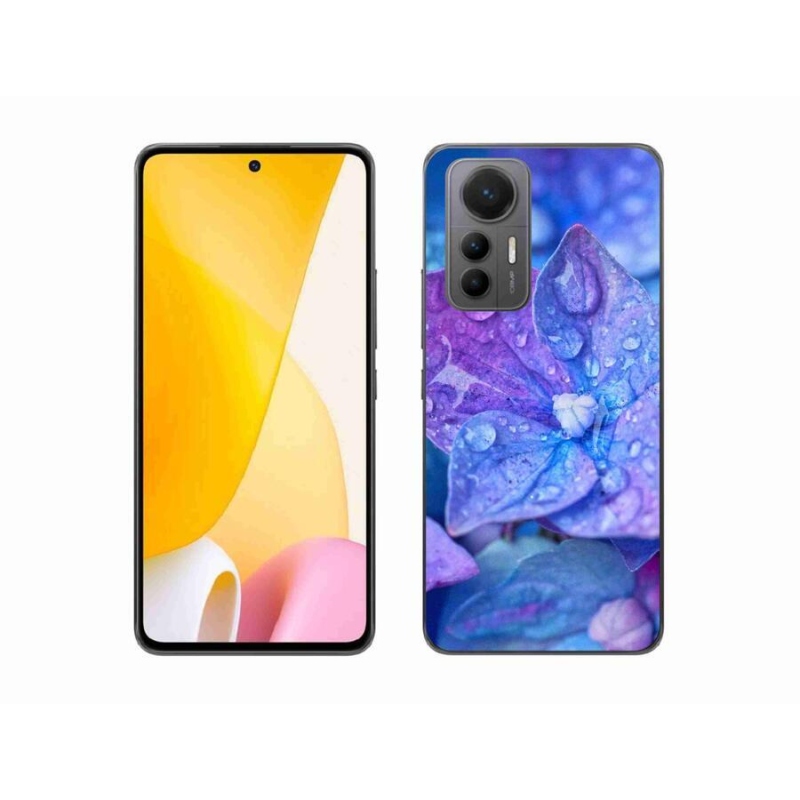 Gél tok mmCase a Xiaomi 12 Lite számára - lila virág